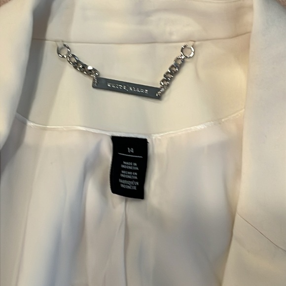 WHITE HOUSE/ BLACK MARKET Women’s Blazer (Ivory) Size 14 (NWT) - Picture 3 of 6